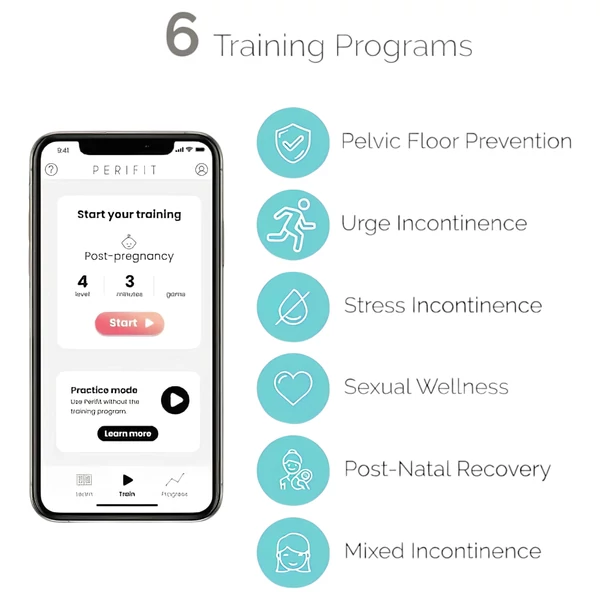 Perifit - okos, akkus gésagolyó (pink)