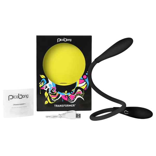 Picobong Transformer - vízálló unisex vibrátor (fekete)