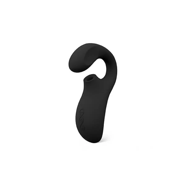 LELO Enigma - akkus, léghullámos 2in1 G-pont vibrátor (fekete)