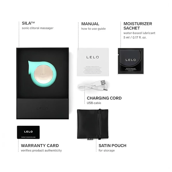 LELO Sila - vízálló, hanghullámos csiklóvibrátor (türkiz)