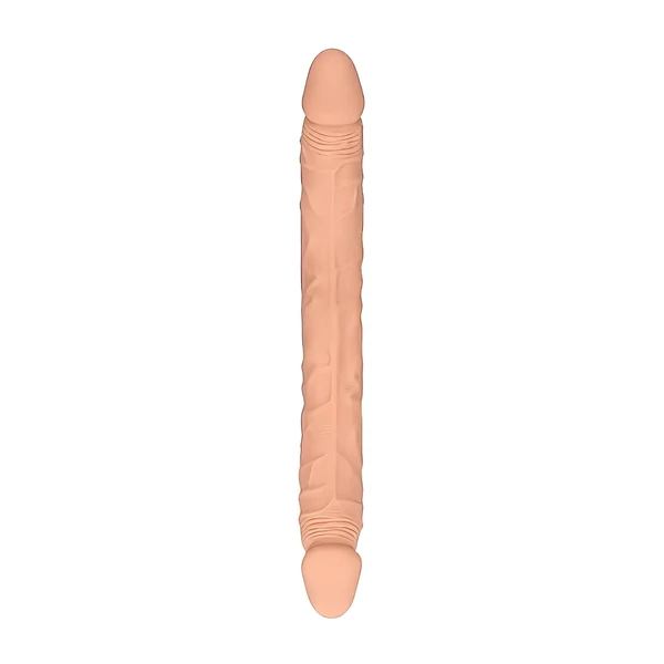 RealRock Double Dong 14 - dupla dildó (36cm) - natúr