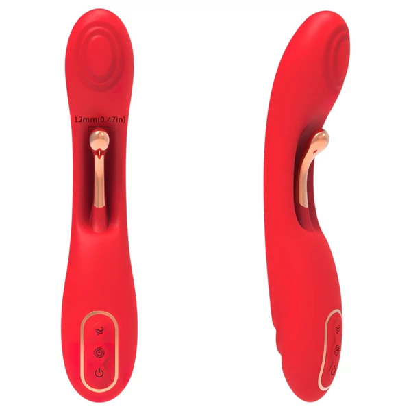 Bestoy - nyelves G-pont vibrátor (piros)