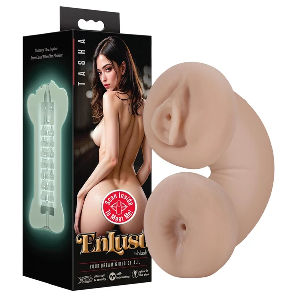 Enlust Tasha - világító punci és popsi MI képekkel (natúr)