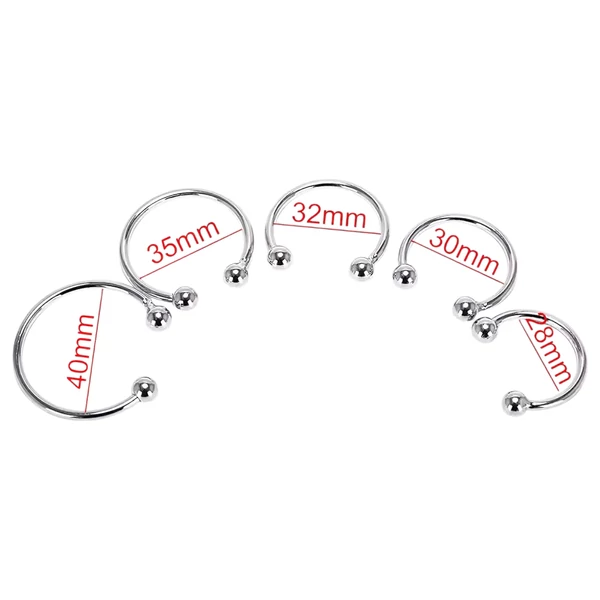 Rozsdamentes fém makkgyűrű - ejakuláció késleltetéshez (28mm)