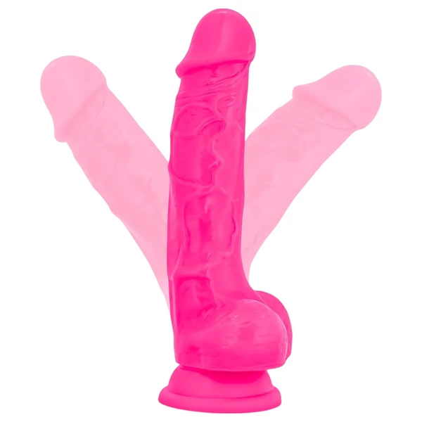 Blush Neo - tapadókorongos dildó - 19cm (pink)