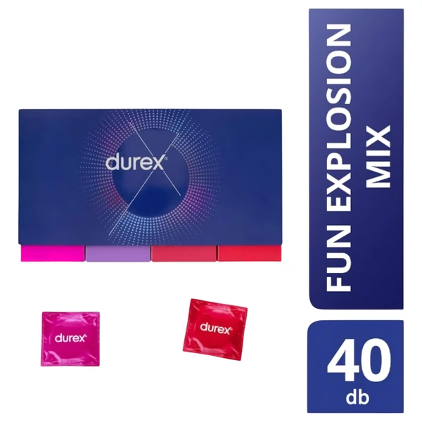 Durex Fun Explosion - óvszer csomag (40db)