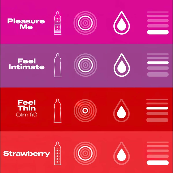 Durex Fun Explosion - óvszer csomag (40db)