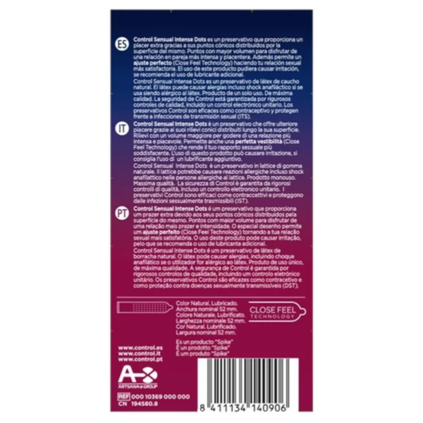 Control - tüskés óvszer (12db)
