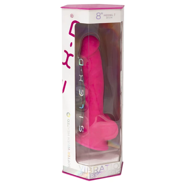 Silexd - tapadótalpas, herés vibrátor távirányítóval (pink)