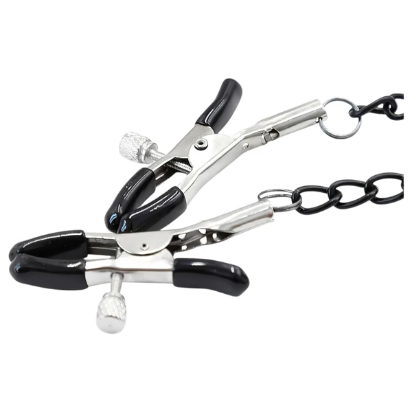 INTOYOU - szájpecek bimbócsipesszel (fekete)