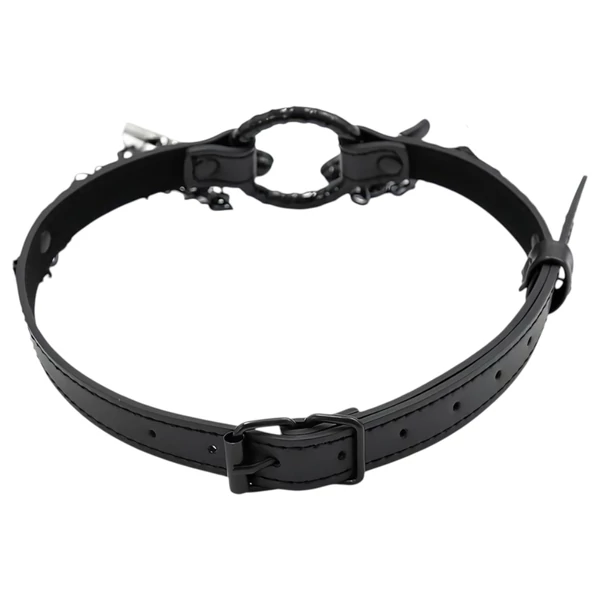 INTOYOU - szájpecek bimbócsipesszel (fekete)