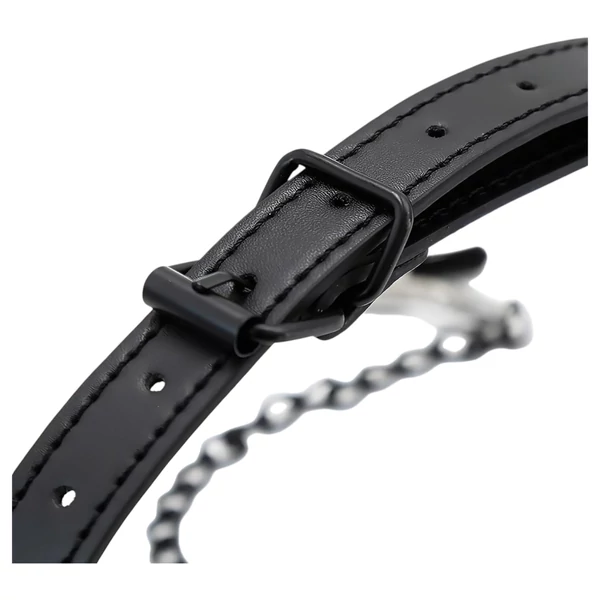 INTOYOU - szájpecek bimbócsipesszel (fekete)