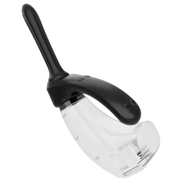 Afterdark - automata, vibrációs anál tisztító (átlátszó)