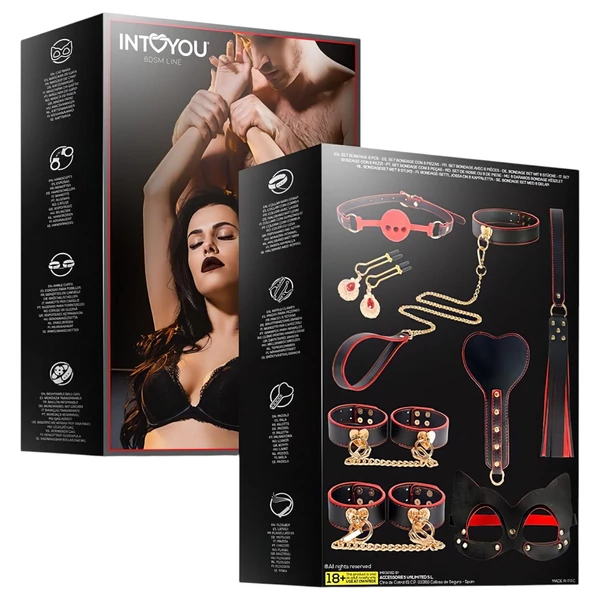 INTOYOU - BDSM kezdő szett - 7 részes (fekete)