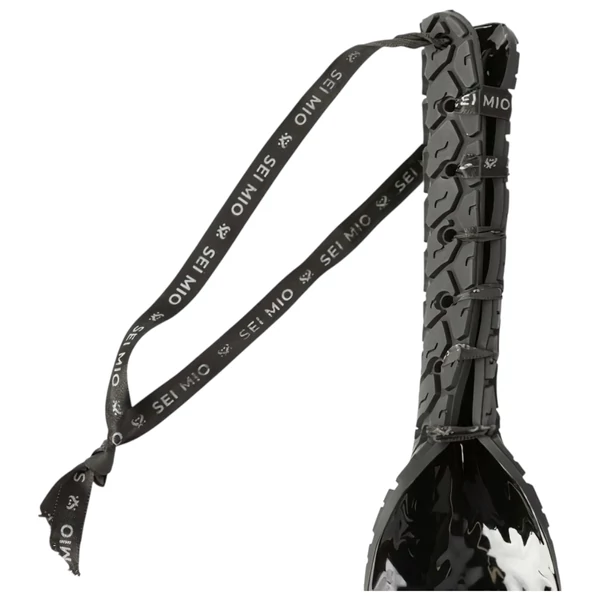 Sei Mio - kerék mintás paskoló (fekete)