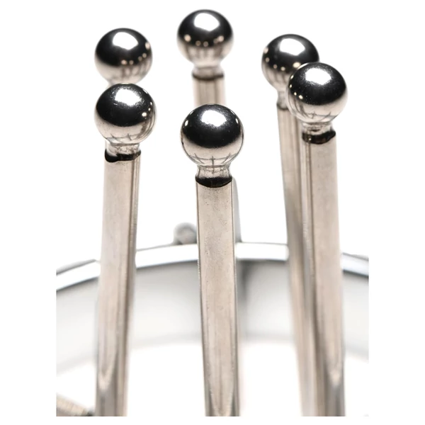 XR Brands Oculus - rozsdamentes acél tágító (ezüst)