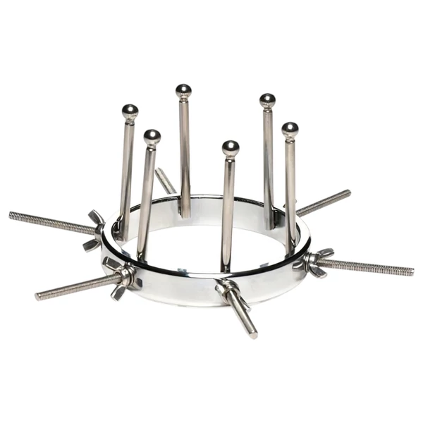 XR Brands Oculus - rozsdamentes acél tágító (ezüst)