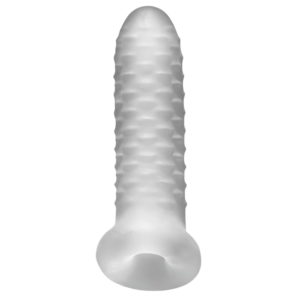 Fat Boy Checker Box - péniszköpeny (15cm) - fehér