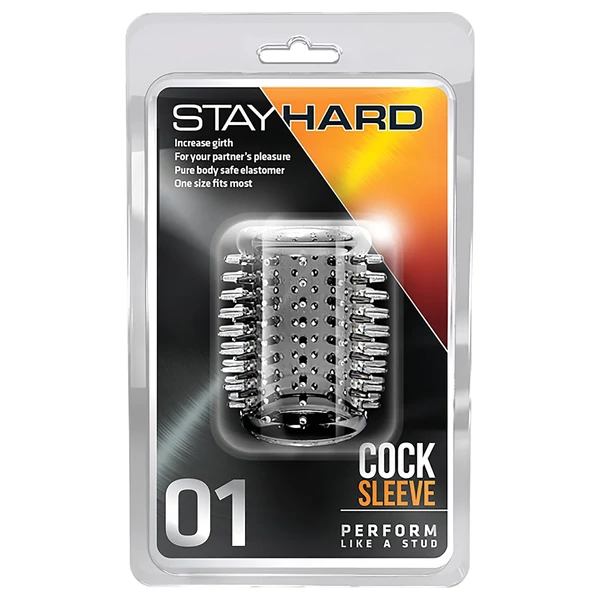 Stay Hard - tüskés péniszmandzsetta (áttetsző)