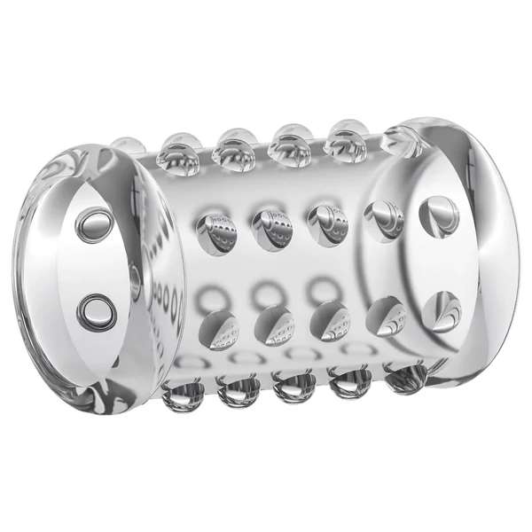 Stay Hard - pöttyös péniszmandzsetta (átlátszó)