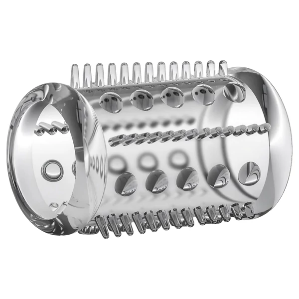 Stay Hard - apró tüskés péniszmandzsetta (átlátszó)