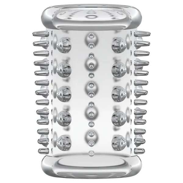 Stay Hard - apró tüskés péniszmandzsetta (átlátszó)