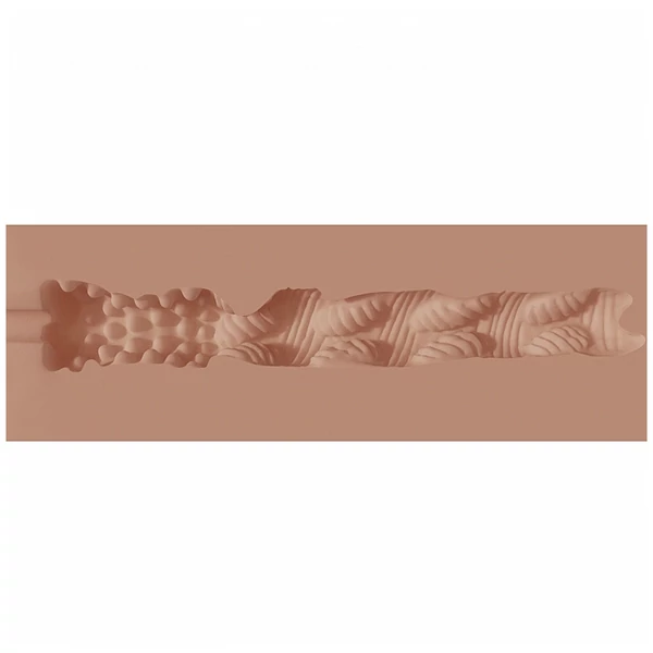 XKIN - élethű műpopsi maszturbátor - M (sötét natúr)