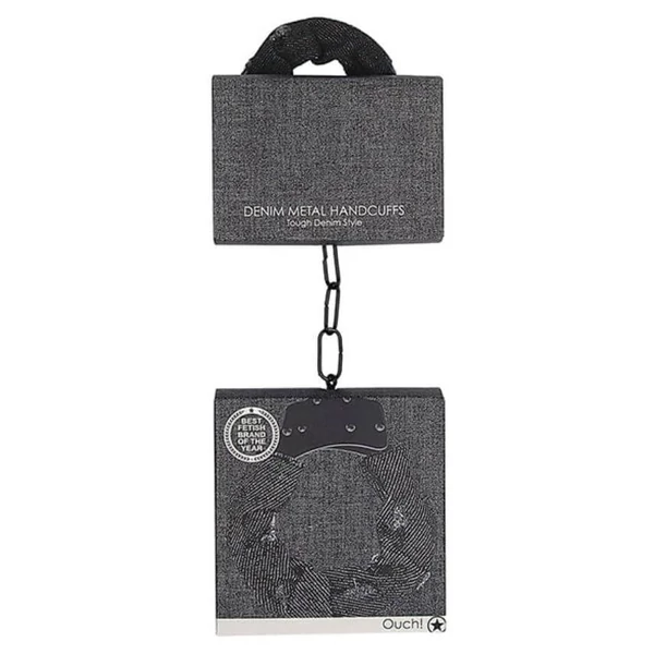 Shots Denim - farmer hatású bilincs (fekete)