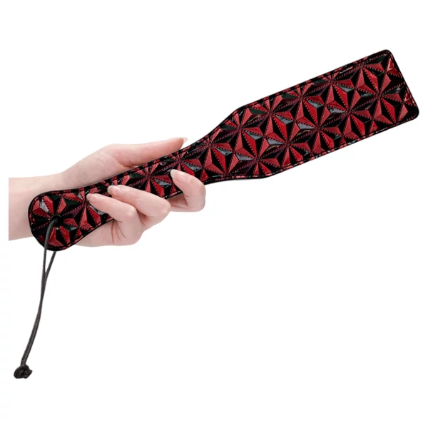 Ouch - gyémánt mintás paskoló (piros)