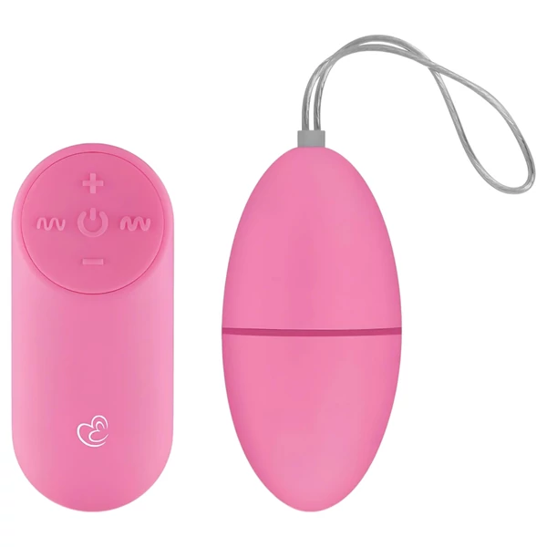 Easytoys - 7 ritmusú rádiós vibrációs tojás (pink)