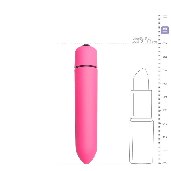 Easytoys Bullet - vízálló rúdvibrátor (pink)