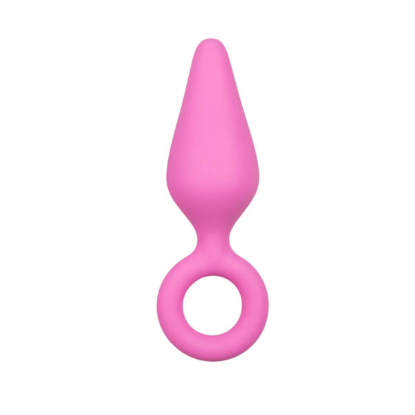 Easytoys Pointy Plug M - anál dildó - közepes (pink)