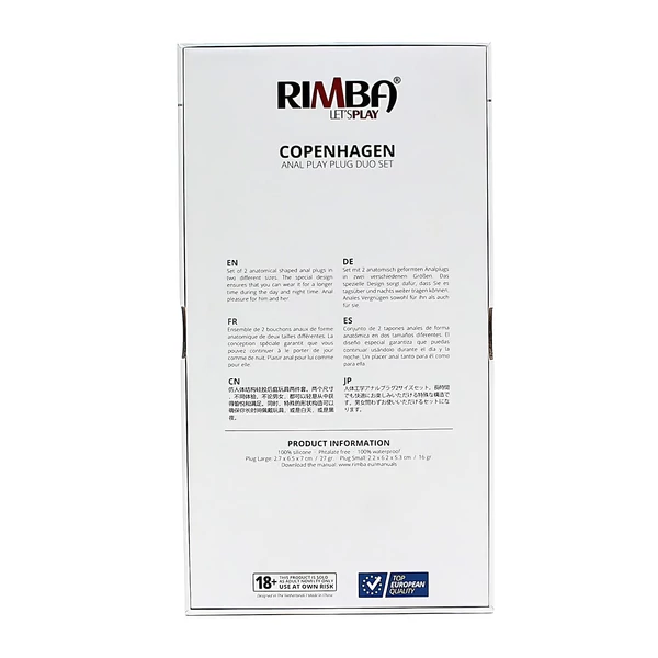 Rimba Copenhagen - anál plug szett - pink (2db)