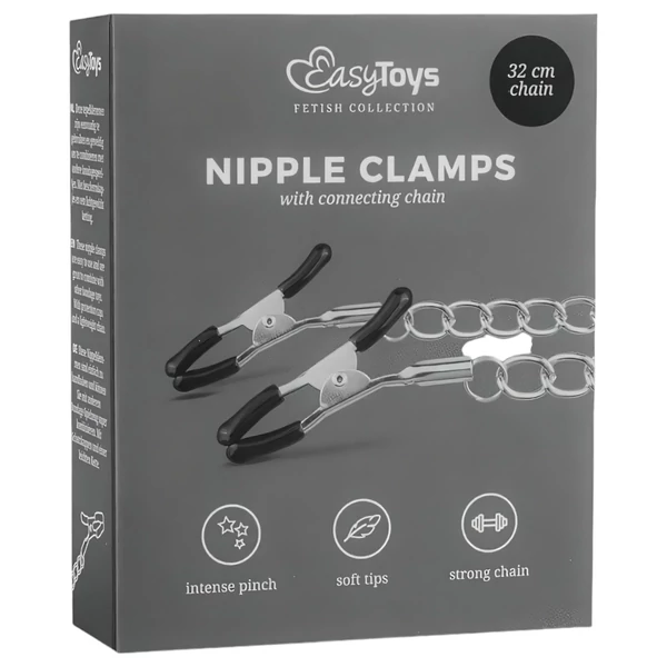 EasyToys - láncos mellbimbó csipesz (2db)