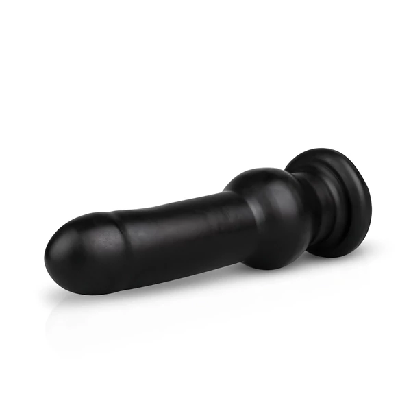 BUTTR Tactical I - tapadókorongos dildó (fekete)
