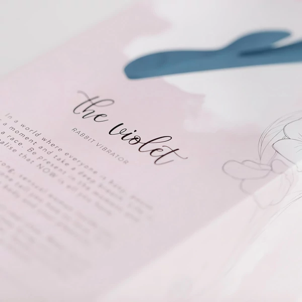 Bloom Violet Rabbit - csiklókaros G-pont vibrátor (türkiz)