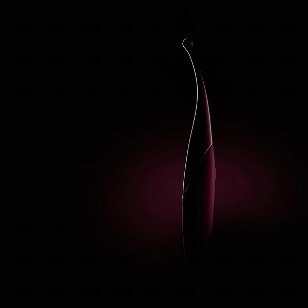 Senzi - akkus, vízálló csikló vibrátor (piros)