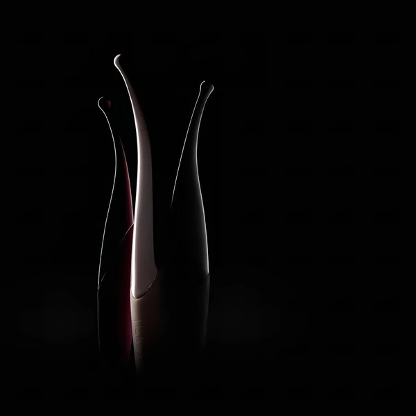 Senzi - akkus, vízálló csikló vibrátor (piros)