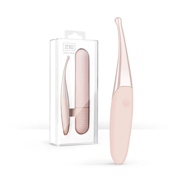 Senzi - akkus, vízálló csikló vibrátor (pink)
