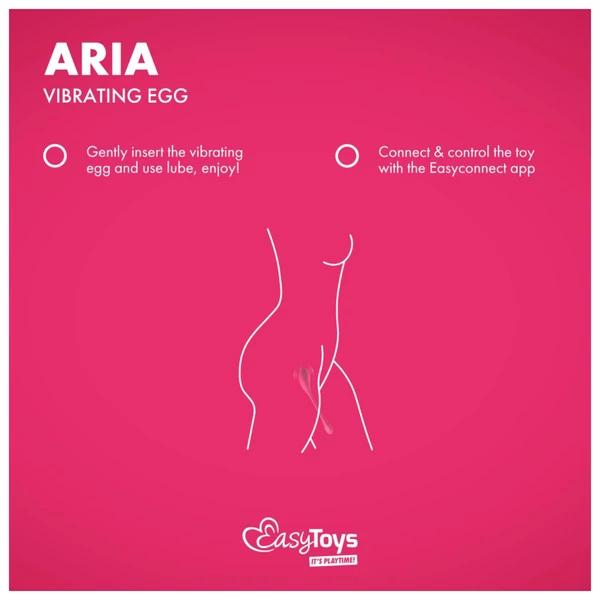 EasyConnect - okos vibrációs tojás (pink)