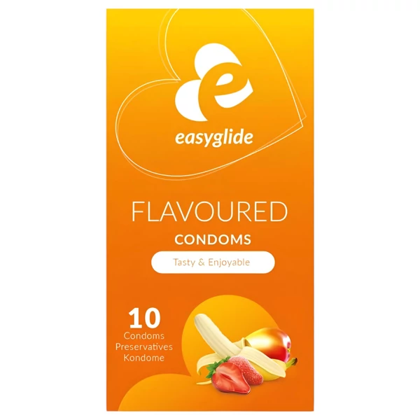 EasyGlide Flavoured - gyümölcs ízű óvszer (10db)