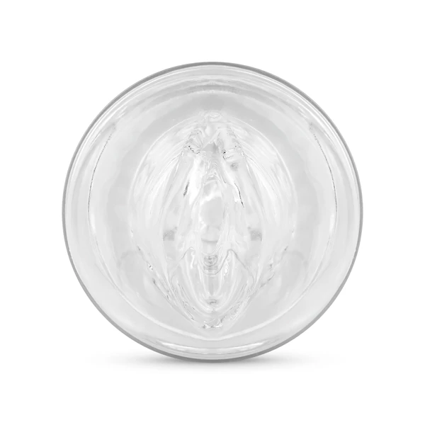 FPPR. - kétvégű maszturbátor - punci & száj (átlátszó)