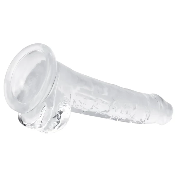 EasyToys - herés dildó - 17cm (átlátszó)