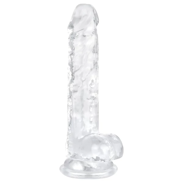 EasyToys - herés dildó - 17cm (átlátszó)