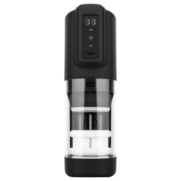 CRUIZR CX10 - forgó, fel-le mozgó maszturbátor (fekete)