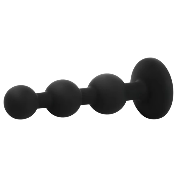 EasyToys - gyöngyös anál plug (fekete)