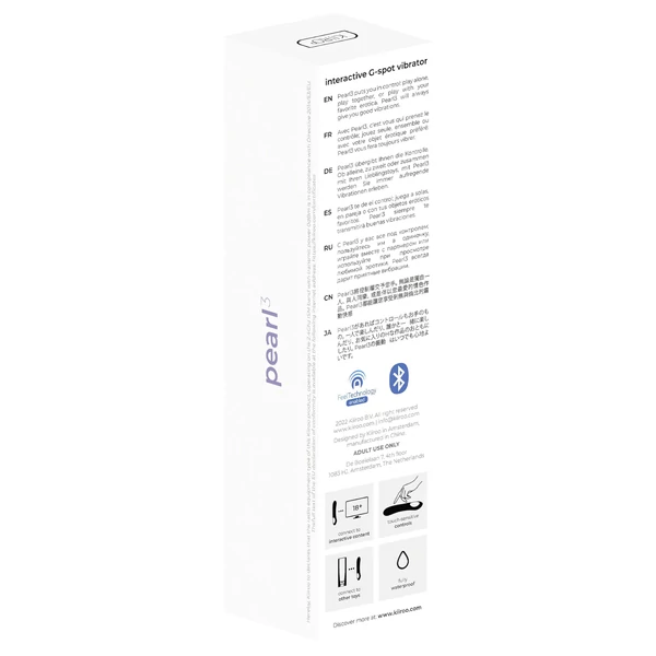 Kiiroo Pearl 3 - interaktív G-pont vibrátor (lila)