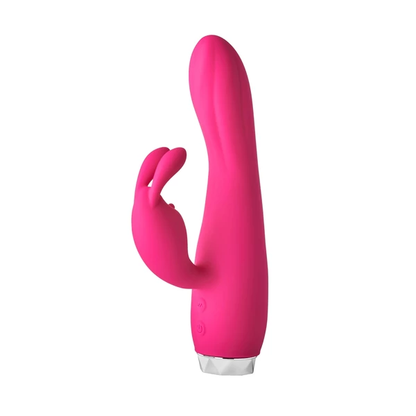 Flirts - nyuszis csiklókaros vibrátor (pink)