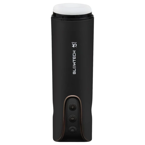 Dreamtoys Blowtech Tight Grip - rezgő maszturbátor (fekete)