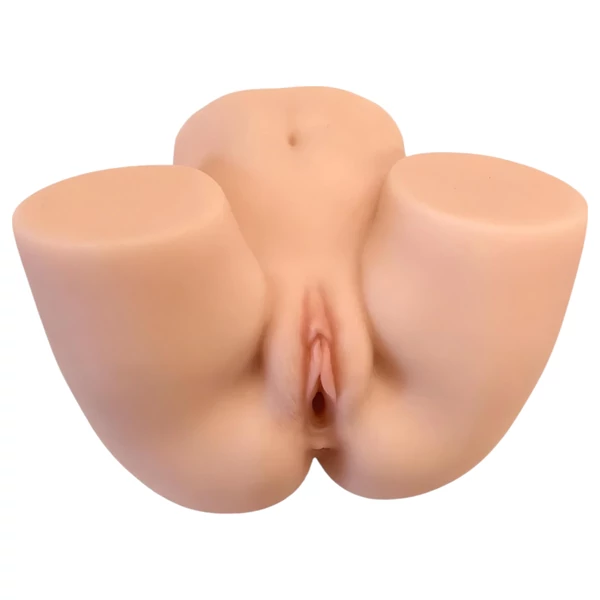 Dreamtoys Britney - élethű, vibrációs torzó maszturbátor (natúr)